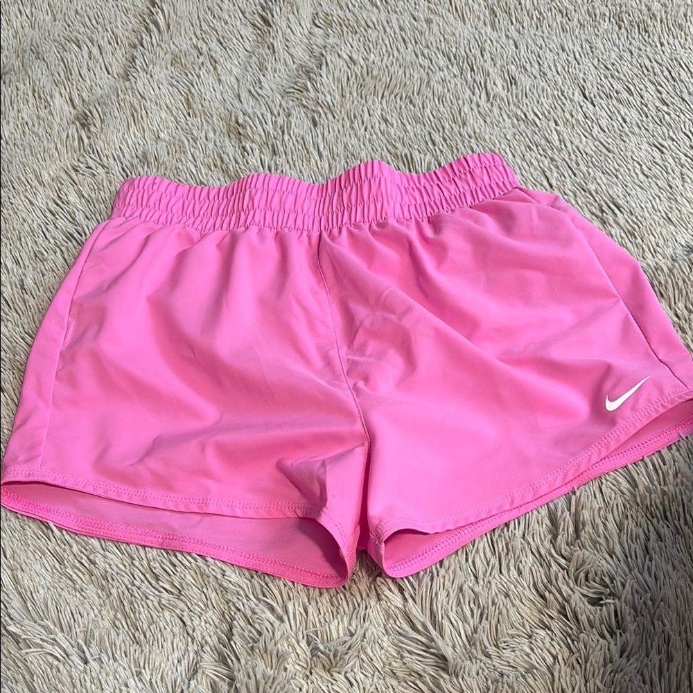 Nike Pink Performance Shorts Lightweight Athletic Fit
